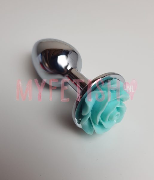 Gebruikte buttplug met groen roosje