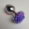 Gebruikte buttplug met paars roosje