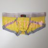 Gele GMW LITE boxershort met grijze strepen