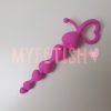 Anal beads met roze hartje